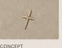 THE EVERYDAY ICON — Embroidered Cross